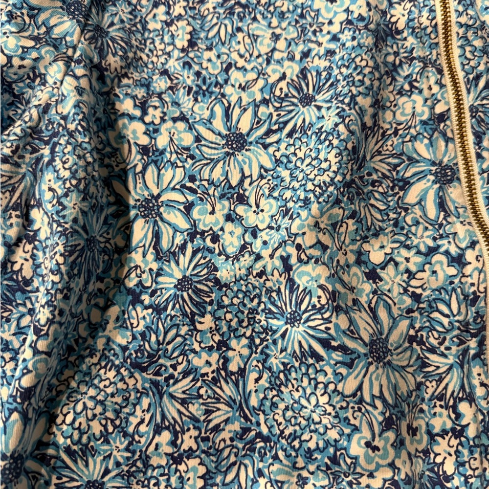 Lilly Pulitzer Zip Up Jacket Large - Picture 2 of 3